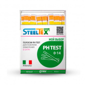 Набор из 100 полосок для измерения уровня pH
Pipal SteelTEX PH-TEST