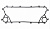 Уплотнение для теплообменника Vicarb V170 (VITON)