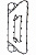 Уплотнение для теплообменника Funke FP-22 (EPDM)