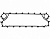 Уплотнение для теплообменника Tranter / SWEP / РосВеп GXD-042 (NBR)