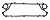 Уплотнение для теплообменника Alfa Laval T5M (NBR)